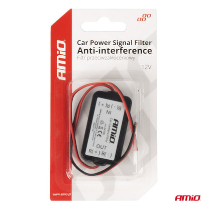 Filtru auto anti-interferente 12V AMIO-04100
