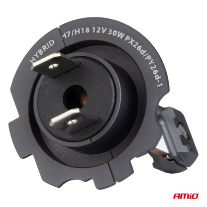 Set Becuri auto Seria HYBRID H7 H18 6000K Canbus 60W AMIO-04115