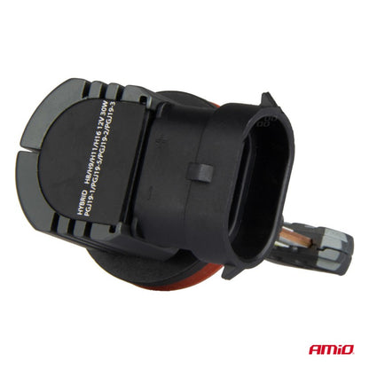Set becuri cu LED seria hibride H8 H9 H11 H16 6000K Canbus 60W AMIO-04116