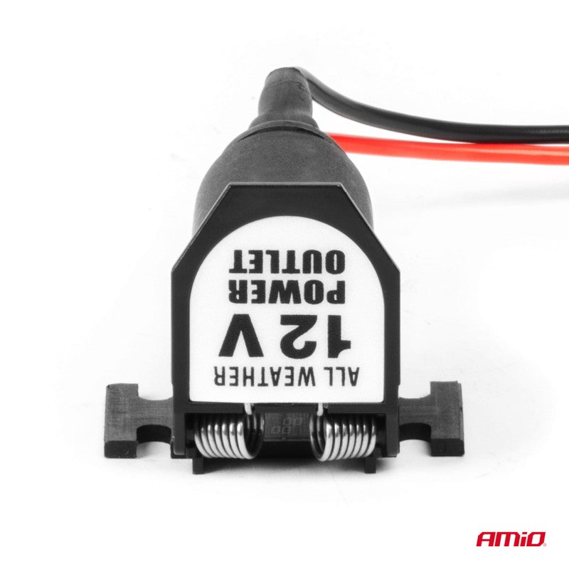 Priză brichetă auto cu clapă 12V 24V AMIO-04128