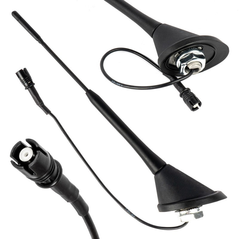 Antenă auto universală, catarg tip bip cu amplificator RAKU-2 ANT10 AMIO-04154