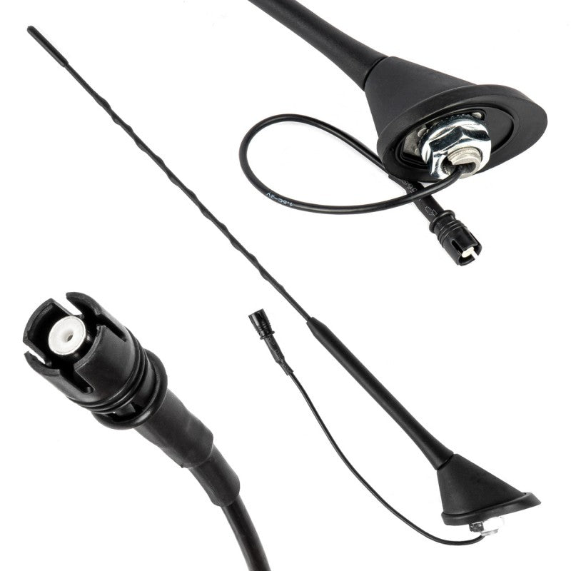 Antenă auto universală, catarg tip bip cu amplificator RAKU-2 ANT11 AMIO-04155