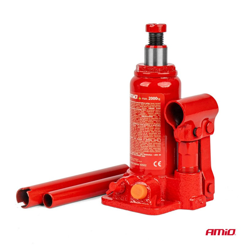 Cric hidraulic  vertical 2T cutie PVC AMIO-04182