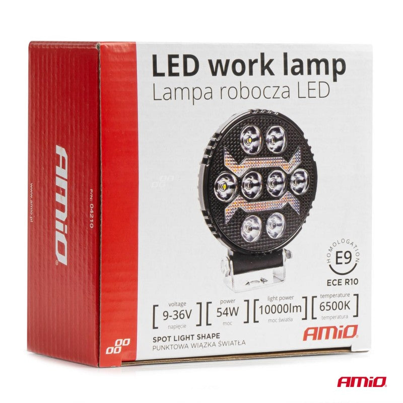 Proiector LED AWL69 54W 6500K 10000lm 12V 24V AMIO-04210