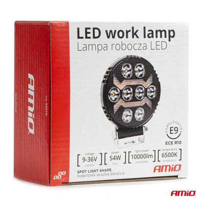 Proiector LED AWL69 54W 6500K 10000lm 12V 24V AMIO-04210