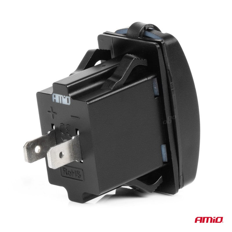 Incarcator auto rezistent la apa cu prize USB in forma de barca 2x USB 12V 24V