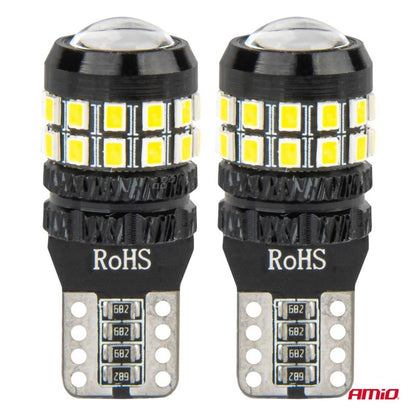 Becuri LED CANBUS T10 W5W 27SMD 2016 Alb 12V 24V
