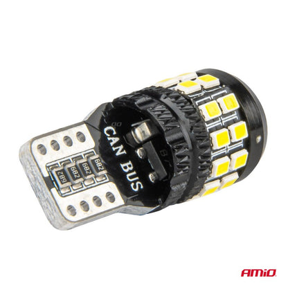 Becuri LED CANBUS T10 W5W 27SMD 2016 Alb 12V 24V