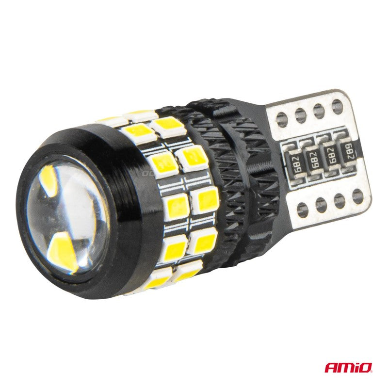Becuri LED CANBUS T10 W5W 27SMD 2016 Alb 12V 24V