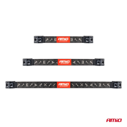 Set suporturi pentru scule benzi magnetice 1x20cm 1x30,5cm 1x46cm AMIO-04263