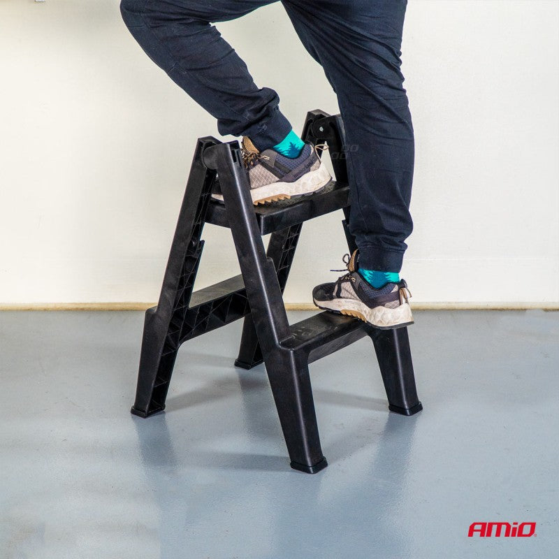 Scaun pliabil tip scară 51,5 cm 150 kg AMIO-04267