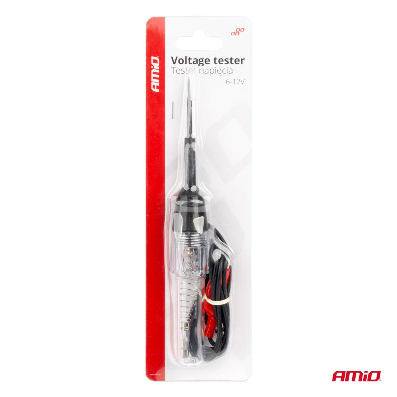 Tester voltaj metal Aligator Clip 6-12V AMIO-04272