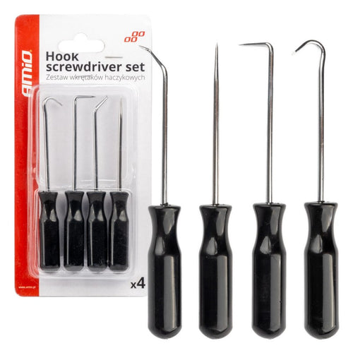 Set surubelnite cu cârlig4 buc. AMIO-04281