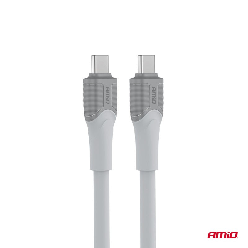 Cablu de încărcare USB-C USB-C 60W 100cm FullLINK Transmisie de date AMIO-04291