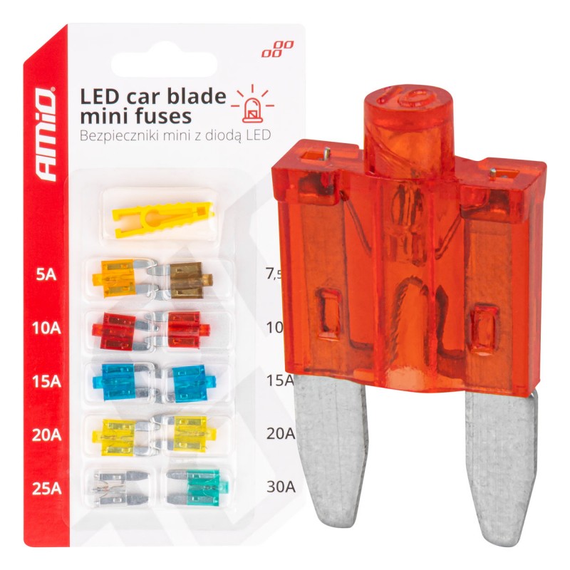 Siguranțe standard cu lame auto AMIO-04340