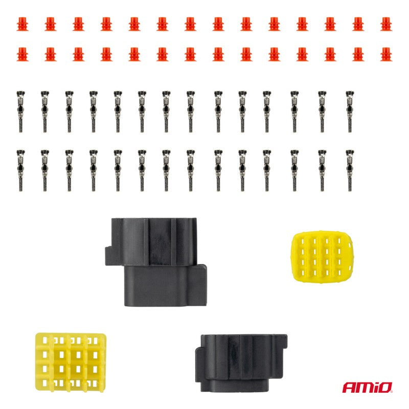 Set conector electric impermeabil 16 PIN 2.2mm AMIO-04353