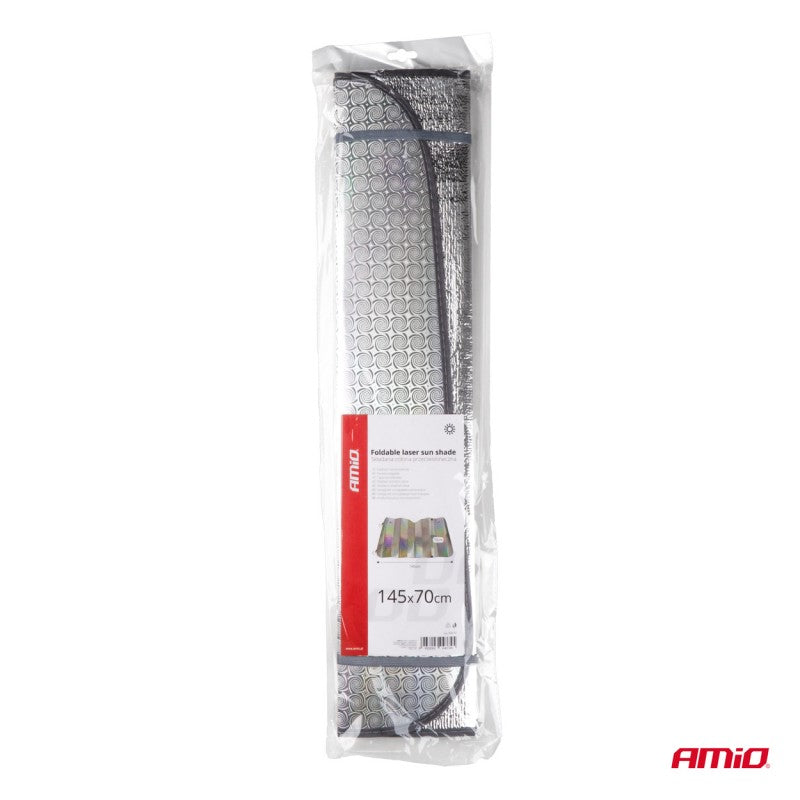 Parasolar pliabil laser 145x70cm AMIO-04374