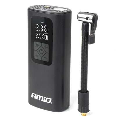 Compresor wireless, reîncărcabilă, LED, USB-C, 40W, AMIO-04377