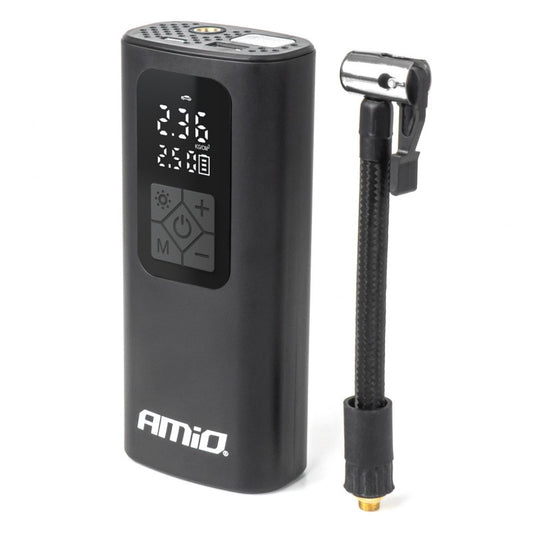 Compresor wireless, reîncărcabilă, LED, USB-C, 40W, AMIO-04377