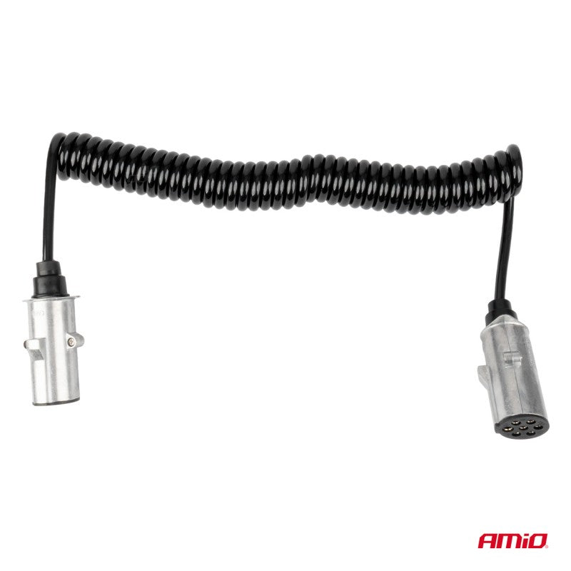 Cablu cu arc TIR 2x 7 PIN tip N 5m 24V AMIO-04379