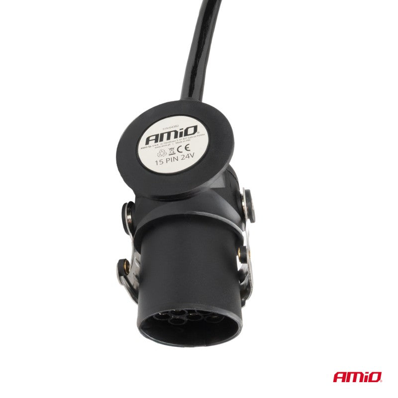 Cablu cu arc TIR 2x 15 PIN 5m 24V AMIO-04382