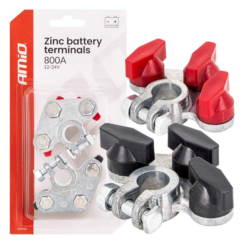 Terminale de baterie galvanizate 800A 2 buc AMIO-04391