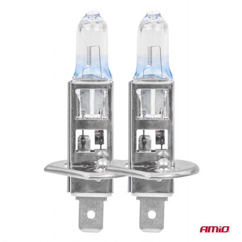 Set 2 becuri halogen H1 12V 55W LumiTec GENERAȚIE URMĂTOARE +135% DUO AMIO-04402