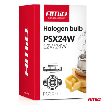 Bec halogen PSX24W PG20-7 12V 24W AMIO-04411