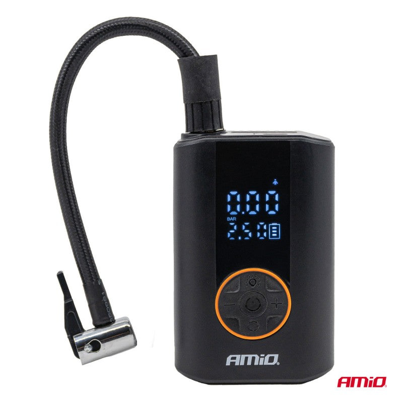 Compresor de aer portabil LED 40W USB-C ACOMP-25 AMIO-04414