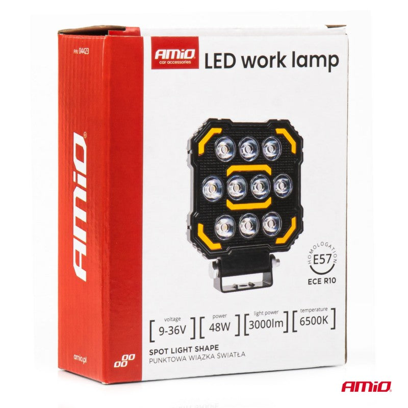 Proiector  AWL79 48W 3000LM cu led  12V 24V AMIO-04423