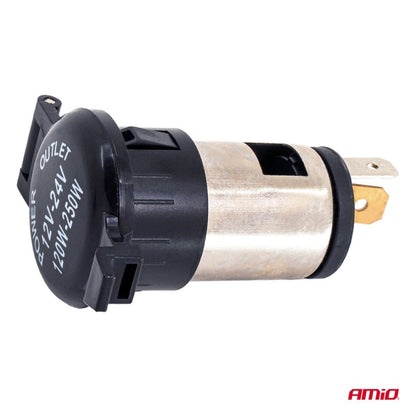 Priză suplimentară cu clapă 250W 12V 24V AMIO-04434