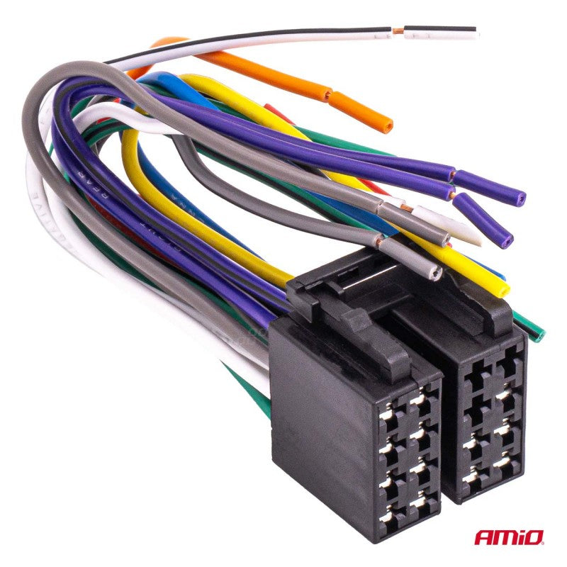 Conector mamă ISO CCA integrat 13PIN 5A 12V AMIO-04441