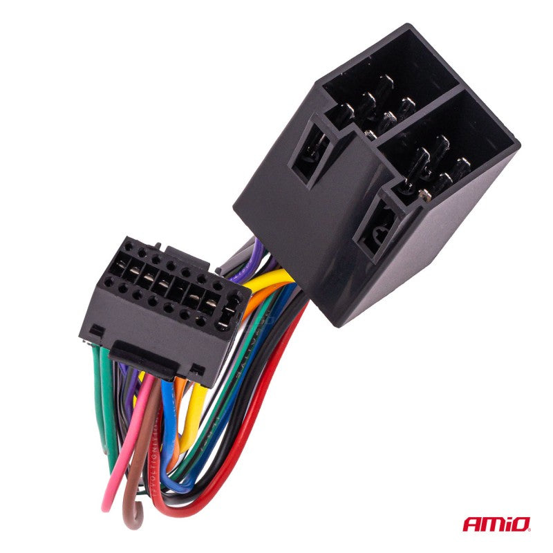Conector ISO standard  CCA 5A 12V AMIO-04442