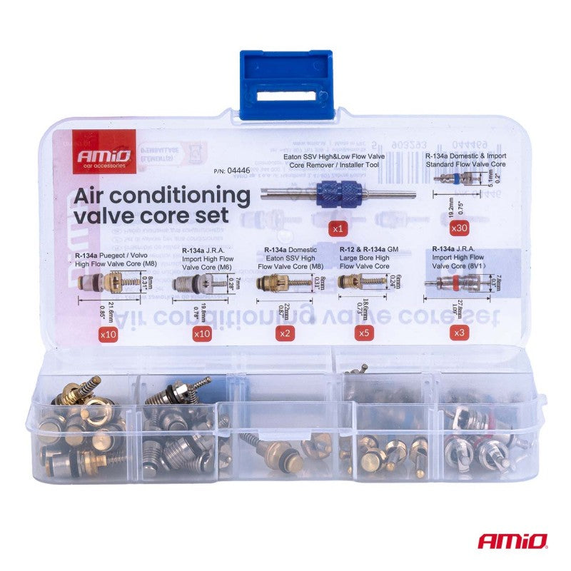 Set de valve de aer condiționat, 61 buc. AMIO-04446