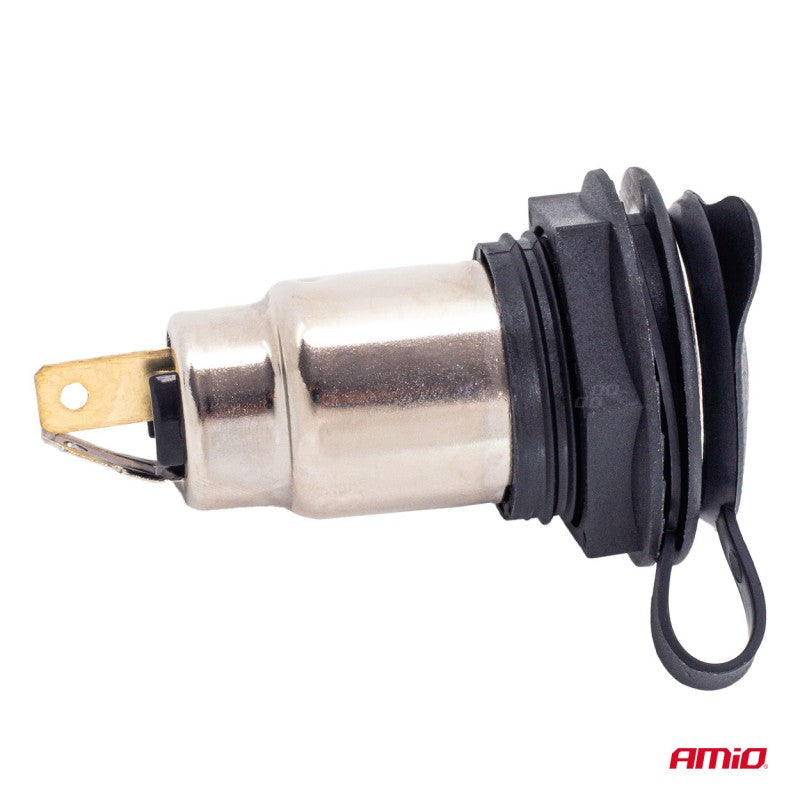 Priză suplimentară cu clapă, cu înșurubare, 250W, 12V, 24V AMIO-04462