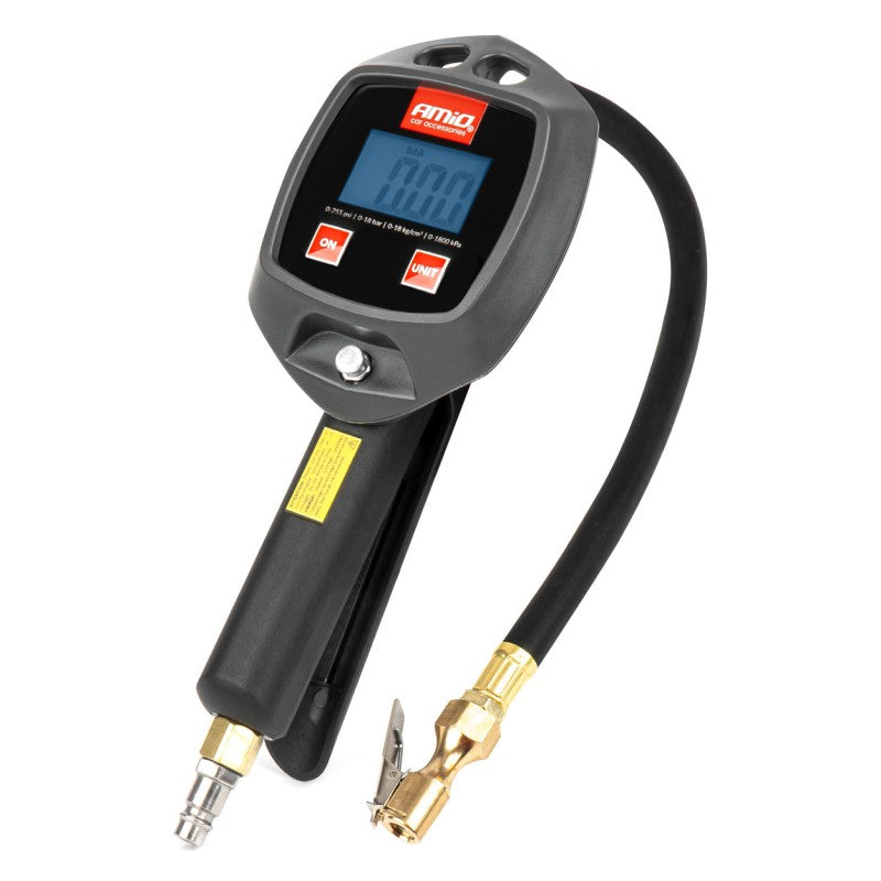 Pistol de umflat cu manometru digital 18 bar AMIO-04482