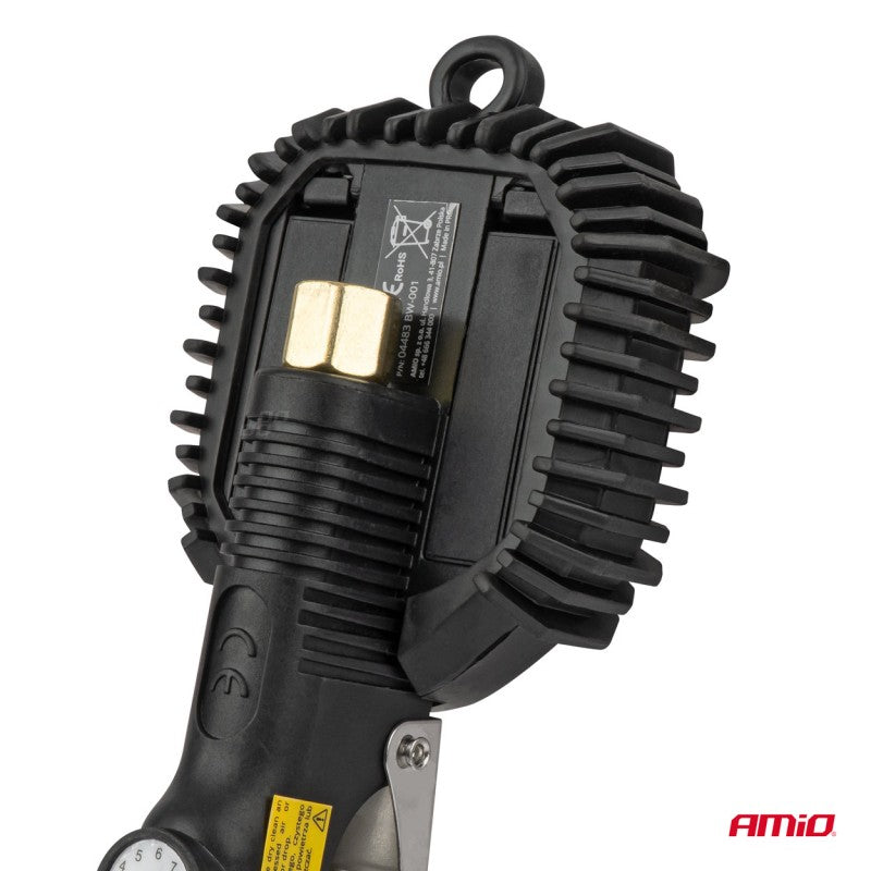 Pistol de umflat cu manometru digital 16 bar AMIO-04483