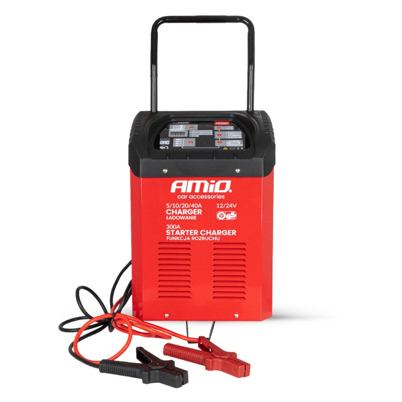 Redresor cu funcție de pornire max. 40A 12V 24V pornire 300A AMIO-04500