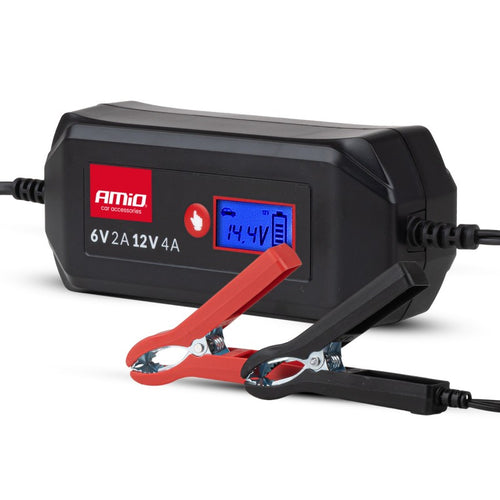 Încărcător digital de baterii STD GEL AGM WET MAX 4A 6/12V AMIO-04523