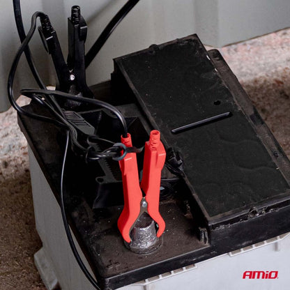 Încărcător digital de baterii AGM GEL STD LiFePo4 MAX 4A 6/12V PRO HOOK AMIO-04531
