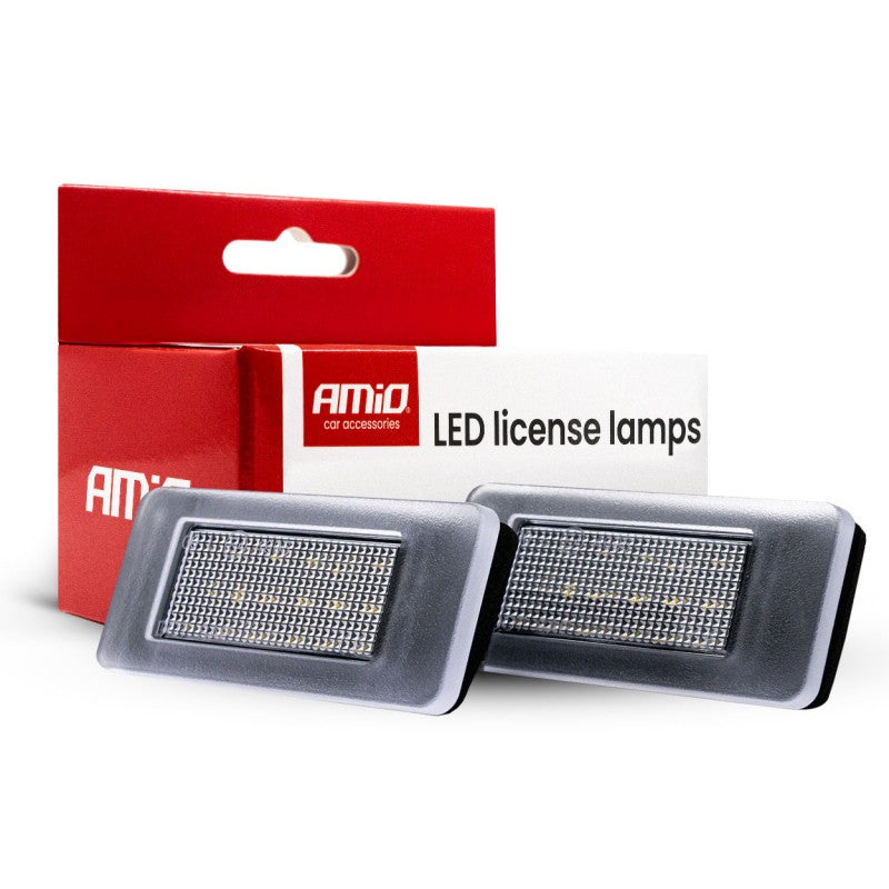 Lămpi cu LED pentru plăcuță de înmatriculare CLP13 CITROËN, PEUGEOT AMIO-04555