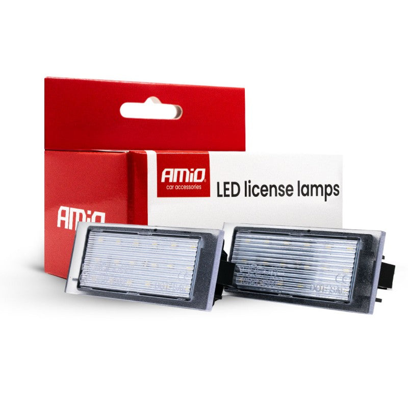 Lampă de înmatriculare CLP23 DACIA, MERCEDES-BENZ, NISSAN, OPEL, RENAULT AMIO-04566