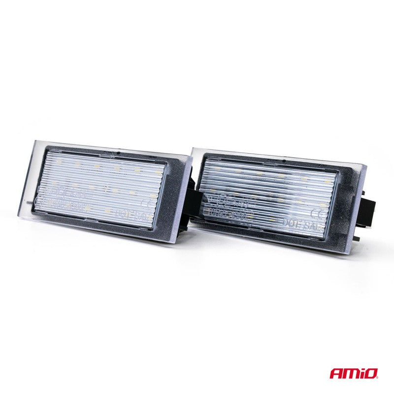 Lampă de înmatriculare CLP23 DACIA, MERCEDES-BENZ, NISSAN, OPEL, RENAULT AMIO-04566