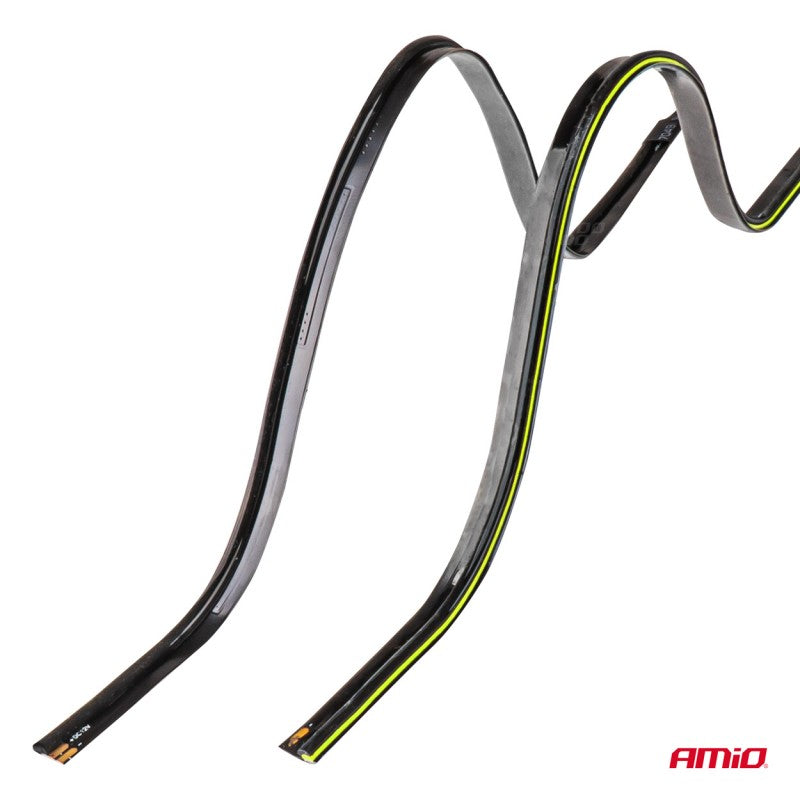 Benzi LED COB pentru lateralul mașinii, verde, 2x30cm, 12V, AMIO-04577