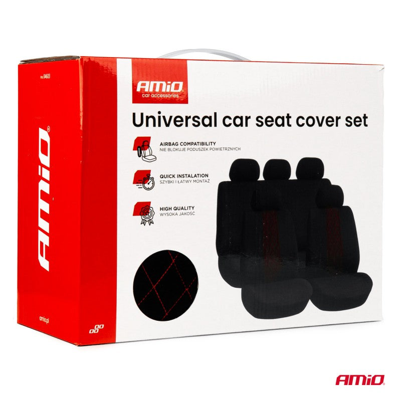 Huse universale pentru scaune auto, față și spate, set SC03 AMIO-04603