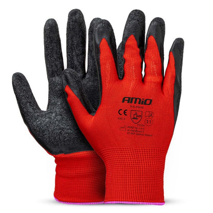 Mănuși de protecție din poliester acoperite cu latex, mărimea 11, 2121X, 4 buc., AMIO-04638