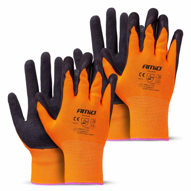 Mănuși de protecție din poliester acoperite cu spumă de latex, mărimea 11, 2132X, 4 buc. AMIO-04642