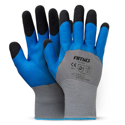 Mănuși de protecție din spumă PE latex 3/4, 4 buc., mărimea 9 (2 perechi), 3131X AMIO-04644