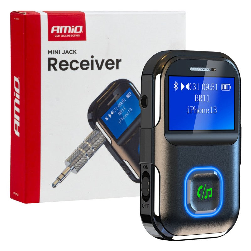 Receptor Bluetooth pentru mini-mufă LCD AMIO-04659