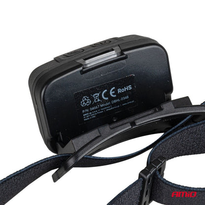 Lanternă frontală reîncărcabilă cu senzor de mișcare XPG+COB 1800mAh (BATT) AMIO-04667